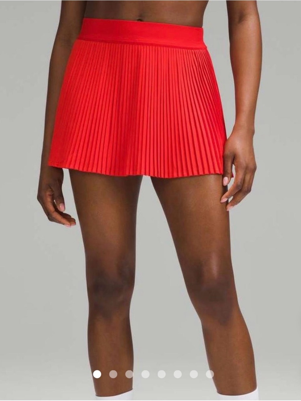 lululemon athletica Pleated Red Tennis Skort
